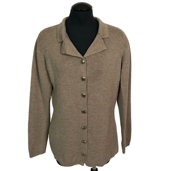 Vintage Laura Ashley Pure Wool Sweater - Women’s L - Picture 1 of 8